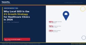 local SEO for healthcare clinics strategy for 2026 — Tatak Mo